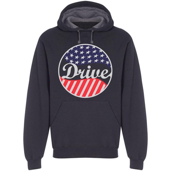 American Style Drive Hoodie Men -Image by Shutterstock, Male XX-Large
