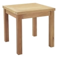 thumbnail image 1 of Outdoor Side Table Modway Marina Teak Wood 50cm Square, 1 of 6