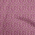 thumbnail image 1 of oneOone Viscose Jersey Dark Magenta Fabric Florals Sewing Material Print Fabric By The Yard 60 Inch Wide, 1 of 4