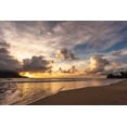 thumbnail image 2 of Delimont, Danita 18x13 White Modern Wood Framed Museum Art Print Titled - Sunset in Hanalei, 2 of 4
