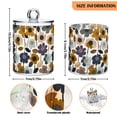 thumbnail image 5 of Yayeee 2 Pack Qtip Holder Bathroom Cotton Swab Canister with Lid Clear Dispenser Set, Colorful Floral, 5 of 6