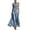A-Blue41, variant on Floral-Print Maxi Dress for Women Sleeveless Halter-Neck Formal Evening Long Dresses