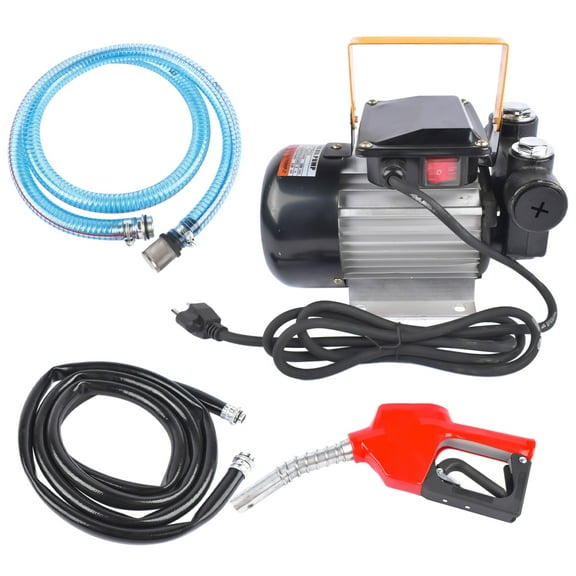 NEWZQ 110V AC 60Hz Electric Diesel Oil Fuel Transfer Pump Kit 16GPM