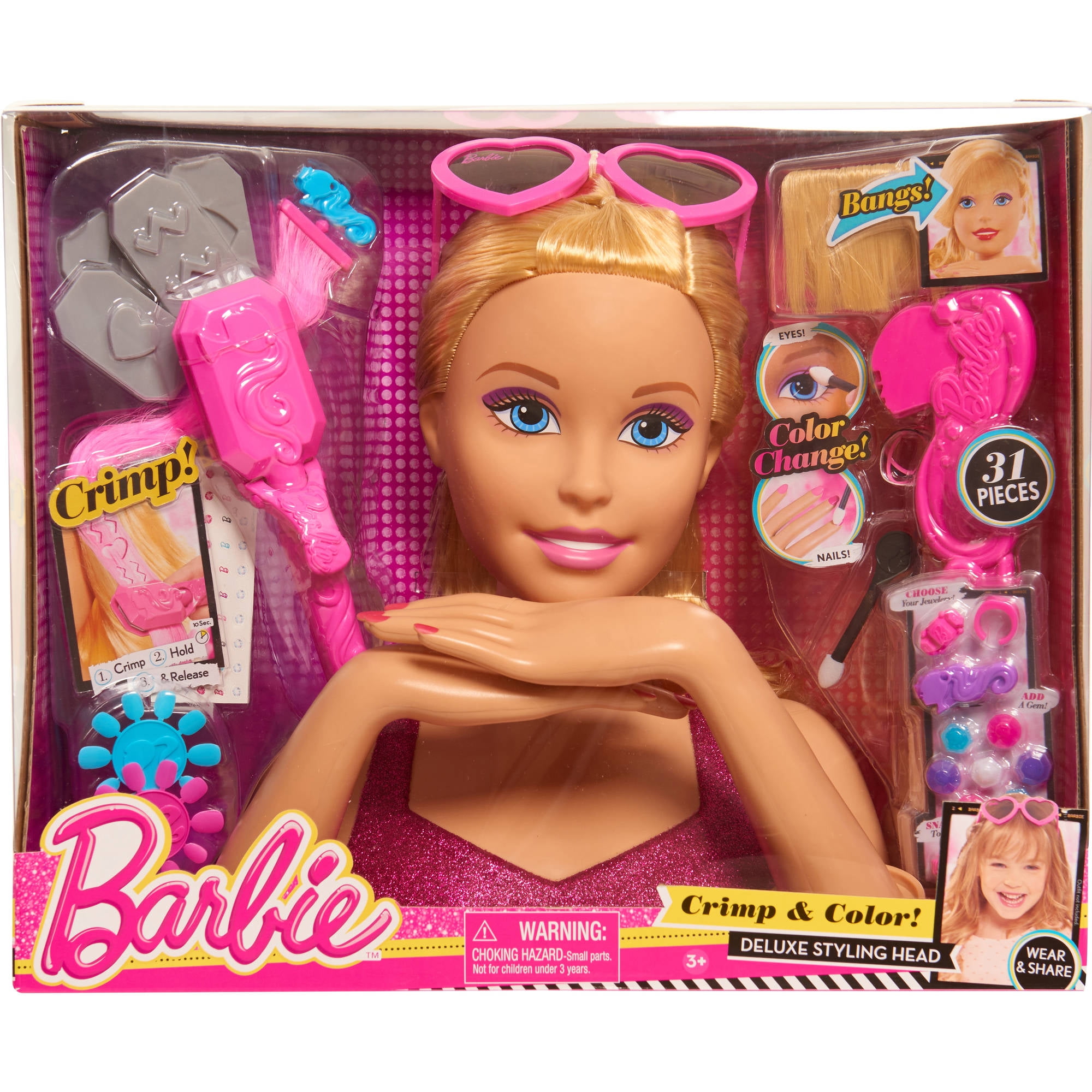 barbie head doll makeup