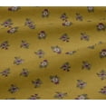 thumbnail image 5 of oneOone Viscose Jersey Dark Mustard Fabric Leaves & Floral Artistic Quilting Supplies Print Sewing Fabric By The Yard 60 Inch Wide, 5 of 5