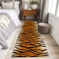 thumbnail image 5 of Runner Rugs 2x6 Ft, Leopard Print Non Slip Area Rugs for Kitchen Bedroom Entryway, Farmhouse Brown Black Animal Texture Washable Carpet Runner Rug Floor Mats for Bedroom Home Decor, 5 of 9