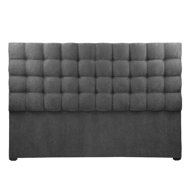 Cabecera King Size Trinity Slip Gris Oscuro