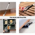 thumbnail image 2 of Sweeping Tools, 32" Folding Extension Clamp, Aluminum Handicapped Aid Tool with Rotating Rubber Clamp- Blue, 2 of 5