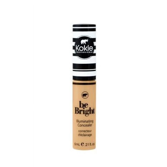 Kokie Cosméticos Be Bright - Correctores de color y correctores, beige medio, 0.21 onzas líquidas