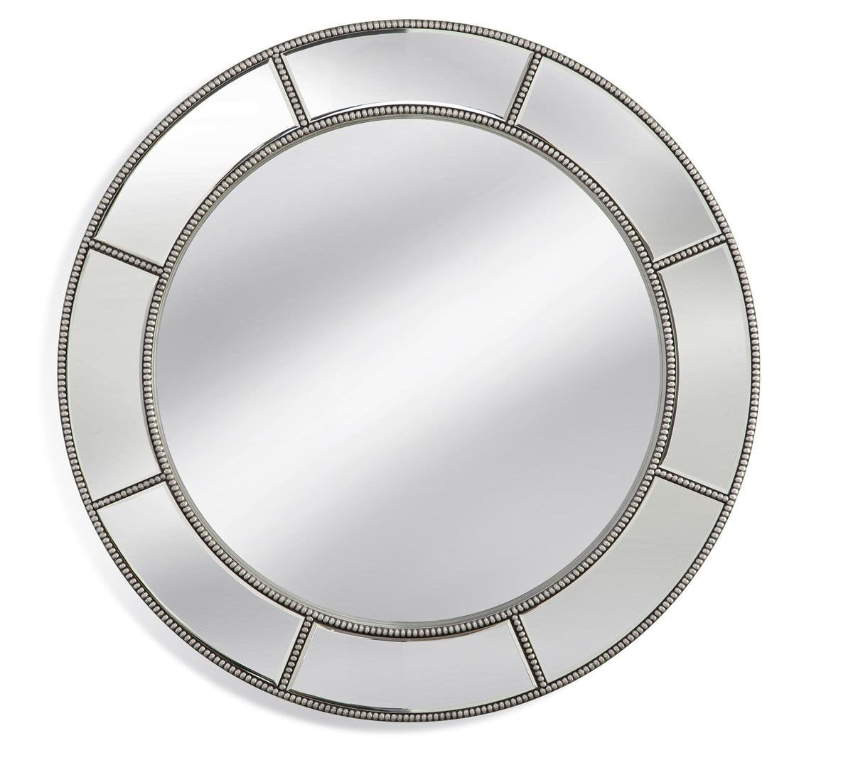 Bassett Mirror Beaded Round Wall Mirror