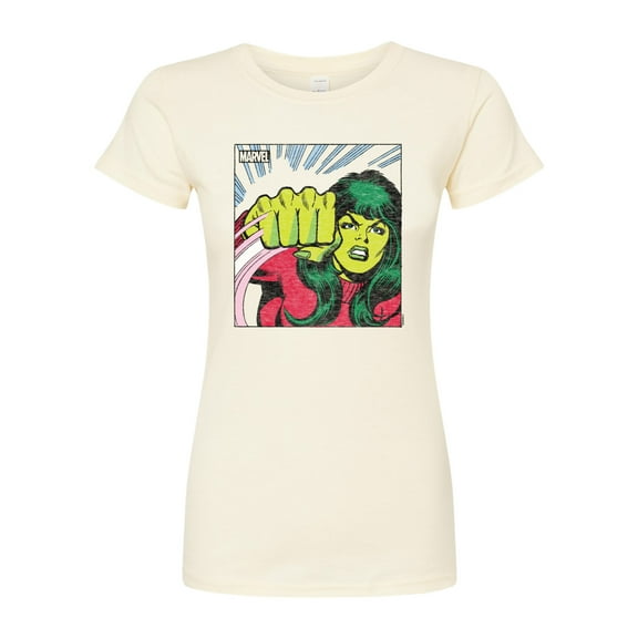 Marvel She Hulk - Comic Panel - Juniors Fitted Graphic T-Shirt