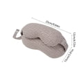 thumbnail image 3 of Leodye 1PCS 2-in-1 Memory Foam U-shaped Neck Pillow with Eye Mask, Travel Nap Support Set for Airplane Car office Home Rest -9.84x5.91x4.72in, 3 of 6