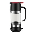 thumbnail image 1 of Honey Dispenser Jar, 10 Oz No Drip Glass with Handle Durables Clear Syrup Dispenser Pot with Silicone Base, 1 of 5
