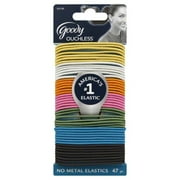 Goody Ouchless Thin Neon Lights Elastics, 47 Count