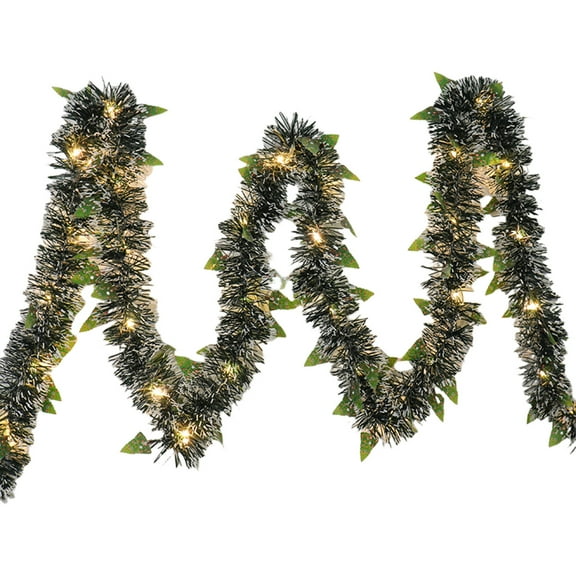 Cheapark Christmas Ribbon Stretch LED Strip Lights - Beaded Ambient Wool String Lights, Colorful Festive Decor for Party Shop Home Holiday Accents