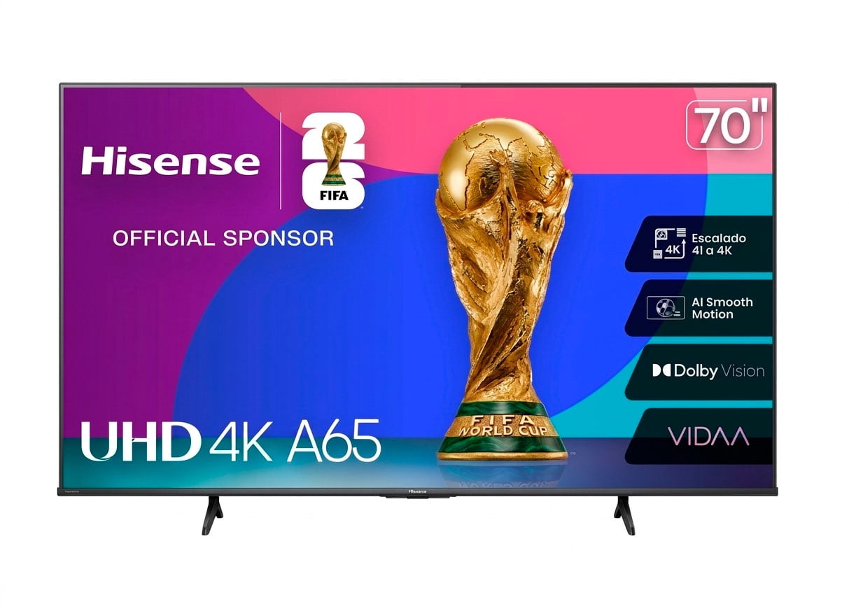 Hisense 70A65NV Televisión Pantalla 70 Smart TV 4K UHD