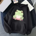 thumbnail image 2 of Women Blouses Front Zip Lightweight Hoodie Women Ladies Casual Sweaters Foxy Grandpa Sweater Snap T Pullover Hot Hoodies Sleeve Shirt Sweaters Lightweight Hoodie Sweatshirts for Comfy Black XL, 2 of 4