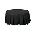 thumbnail image 5 of Balsa Circle 108" Round Polyester Tablecloth Wedding Table Linens - Black, 5 of 9