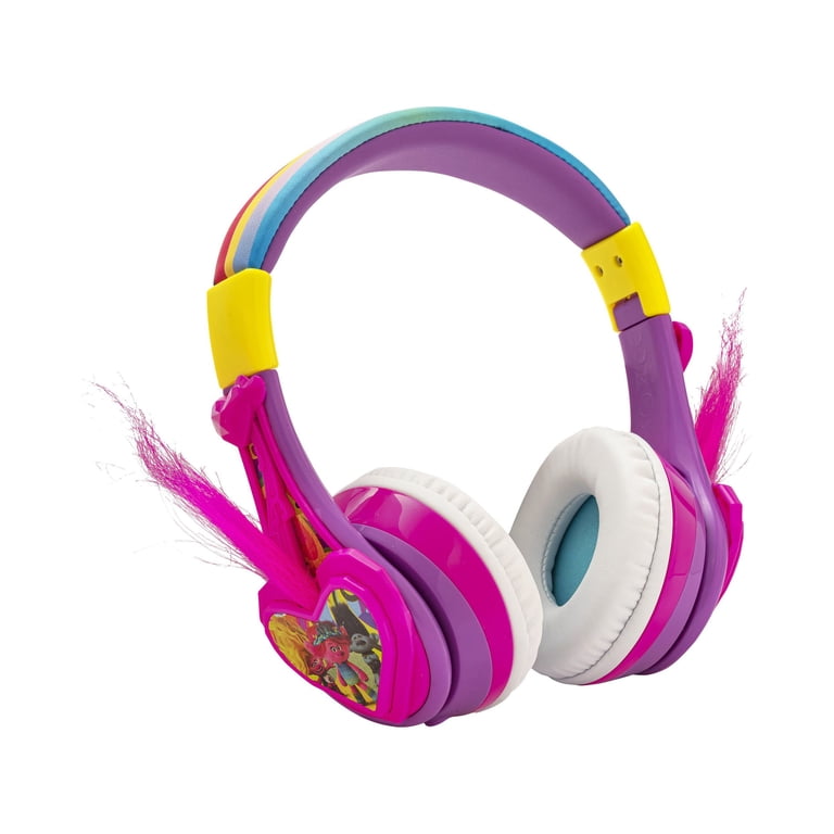ヘッドホン HOMIES NETWORK STAR TEAM HEADPHONES eKids Trolls Poppy Wireless Bluetooth Headphones for Kids, Wired