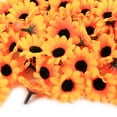 thumbnail image 2 of Cabezas de flores de Margaritas artificiales Ticfox 100 Piezas 11 colores, 2 of 5