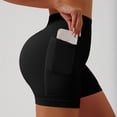 thumbnail image 2 of QATAINLAV Scrunch Butt Lifting Yoga Shorts for Women High Waisted Tummy Control Gym Workout Biker Shorts Quick Dry Tight Bottoms Black L, 2 of 6
