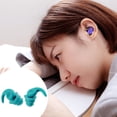 thumbnail image 3 of 2 Almohadillas para Los Oídos con Cancelación de Ruido de Silicona para Dormir, Roncar, Nadar, Negro Y Azul. Baoblaze tapones para auriculares, 3 of 8