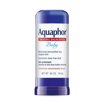Aquaphor Baby Healing Balm Stick for Dry, Chapped, Chafed Skin, Hypoallergenic, Mess-Free, 0.65 oz