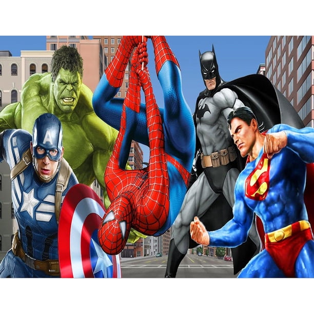 Taladro de pintura de diamante (DB7272) 5D DIY Kits de mosaico de punto de cruz de Batman completo (hg748) 20X30cm Hugtrwg Para estrenar