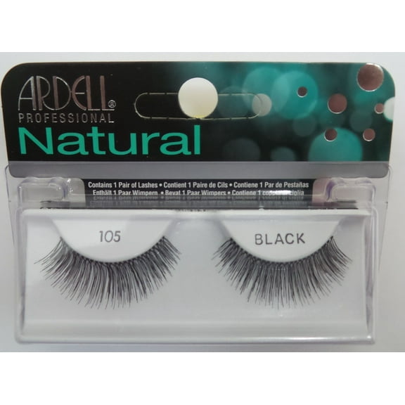 (Pack of 3) Ardell Natural Eyelashes - 105 Black