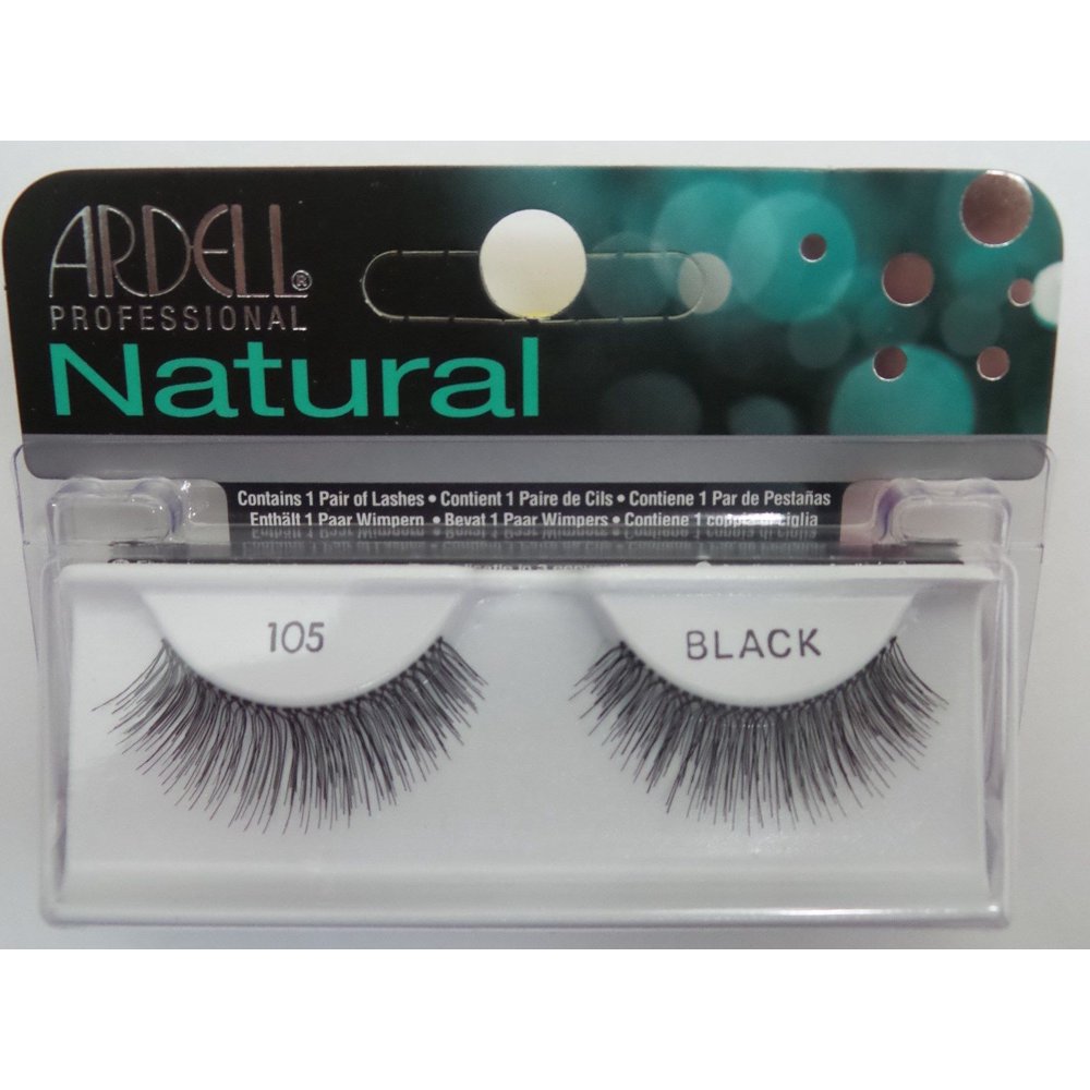 (Pack of 3) Ardell Natural Eyelashes 105 Black