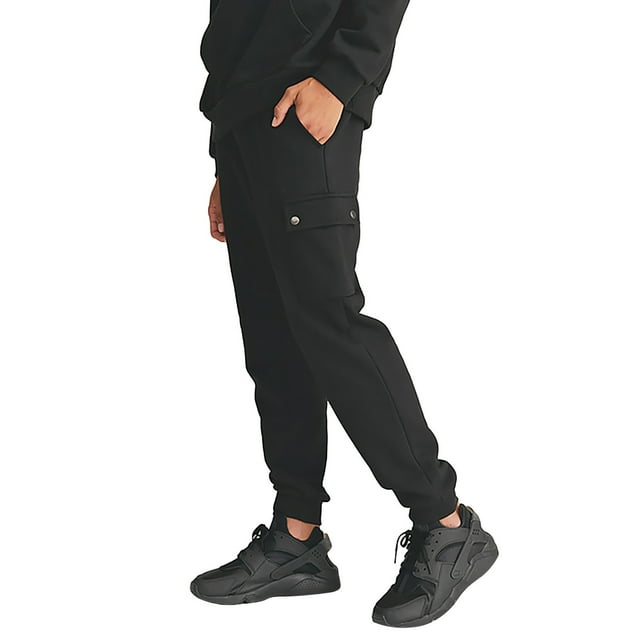 PEASKJP Mens Sweatpants Quick Dry Athletic Workout Track Pants Jogging for Men Gym Running Travel with Pockets, Black XXL
