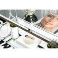 thumbnail image 5 of Bowery Hill Glass Coffee Table in Chrome Finish, 5 of 6