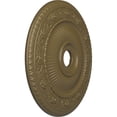 thumbnail image 3 of Ekena Millwork 24 1/4"OD x 3 7/8"ID x 2"P Logan Ceiling Medallion (Fits Canopies up to 6 1/8"), Hand-Painted Mississippi Mud, 3 of 7