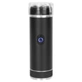 thumbnail image 3 of Recortadora y afeitadora eléctrica, maquinilla de afeitar eléctrica impermeable portátil con cabezal de corte desmontable para marido papá para viajar para afeitarse la cara para hombres Unbranded 1413210014911, 3 of 8