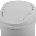 thumbnail image 4 of Qiysamall Mini Desk Trash Can Top Countertop Garbage Bin Small Swing Lid Trash Can for Bathroom Office, 4 of 10