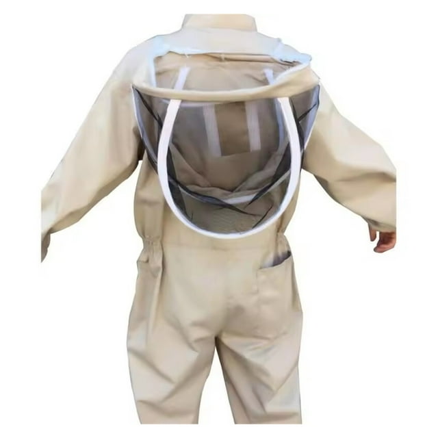 Professional Full Body Beekeeping Suit Ventilated Design with Gloves for Safe Bee Keeping Experience ,Easy to Wear