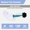 thumbnail image 4 of Ensemble de Réservoir de Carburant à Gaz pour Tondeuse STIHL FS38 FS45 FS46 FS55 KM55 Remplace 4232 350 0411, 4 of 6