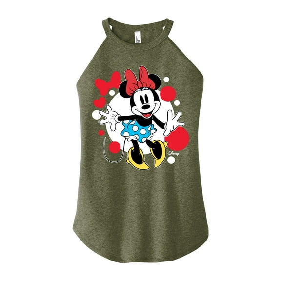 Disney - Mickey & Friends - Minnie Mouse - Classic Minnie - Juniors High Neck Tank Top