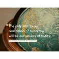 thumbnail image 2 of ArtsyQuotes 32x25 Black Ornate Wood Framed with Double Matting Museum Art Print Titled - Franklin Delano Roosevelt Quote: Doubts of Today, 2 of 4