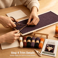 thumbnail image 5 of Spooky Skull Halloween Fabric Weaving Kit, Halloween Designs DIY Craft Kit, Relaxing Hands-On Seasonal Art Project for Tabletop & Shelf Display, 5 of 5