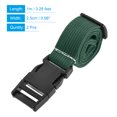 thumbnail image 2 of 1x40 Inch Utility Strap with Buckle Polyester Belt for Packing (Light Green, 2 Pack), 2 of 5