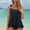Black, variant on UTSJKR 2 Piece Bathing Suits for Women 2025 Ruffle Tank Tops with Shorts Tankini Swimsuits High Waisted Flowy Swimwear Black M