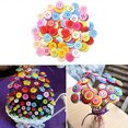 thumbnail image 3 of 100 Pcs Boutons 9mm Quatre Trous pour Couture Artisanat DIY Bouton pour Vêtements d'Enfants, 3 of 7
