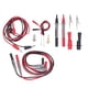 thumbnail image 1 of Juego De Cables De Prueba, Kit De Cable De Prueba De Multímetro Multifuncional Kit De Prueba De Multímetro Reemplazable Con Sonda Con Pinzas De Gancho Para Condensadores De Resistencias, 1 of 14