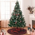 thumbnail image 6 of Pofeuu Red Dragon On Black Print Christmas Tree Skirt Tree Skirt Ornaments Soft Plush Christmas Tree Mat for Decorations Holiday Party Indoor Outdoor-36", 6 of 6