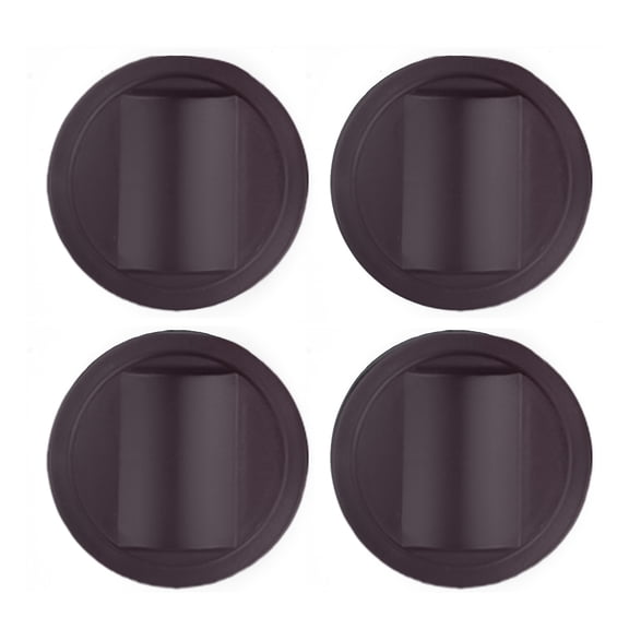 4Pcs Furniture Wheel Stopper Rubber Caster Cups Bed Stoppers Furniture Floor Protectors Nonslip Fixed Chair Foot Pad