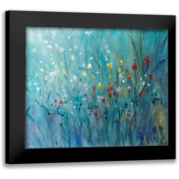 OToole, Tim 14x12 Black Modern Framed Museum Art Print Titled - Blue Vision I