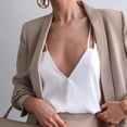 thumbnail image 2 of Women's cardigan jacket European and American fashion lapel slim fit cardigan small suit, 2 of 6