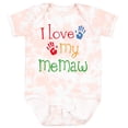 thumbnail image 3 of Inktastic I Love My Memaw Girls Baby Bodysuit, 3 of 5