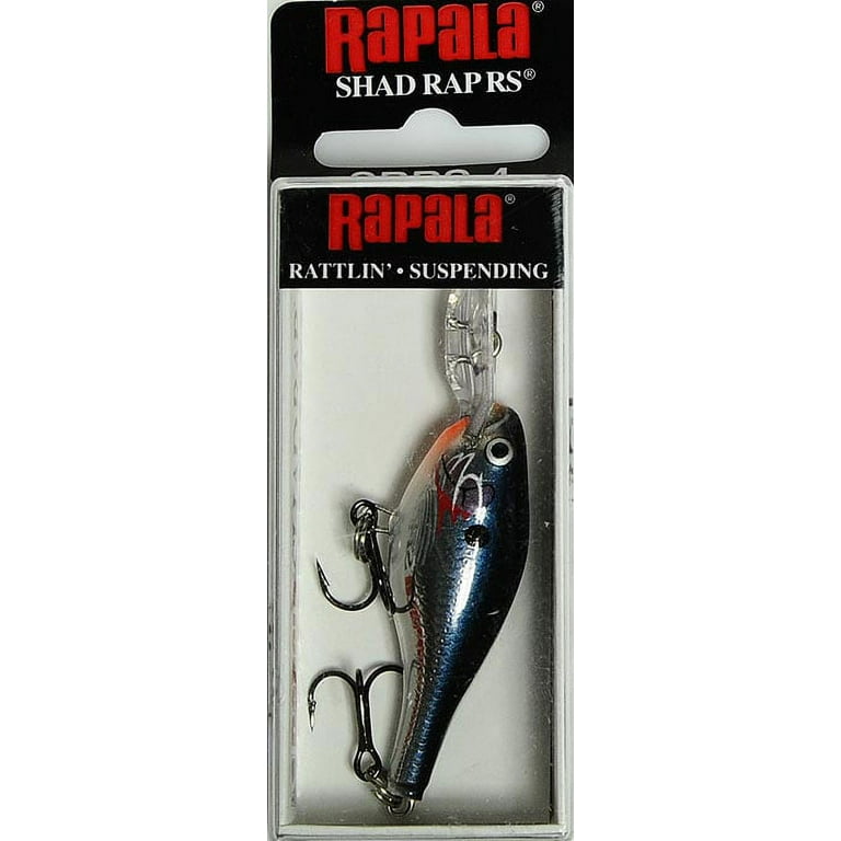 Rapala Rattling & Suspending Shad Rap 04 Fishing Lure 1.5 3/16oz Silver 